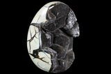 Septarian Dragon Egg Geode - Barite Crystals #88522-2